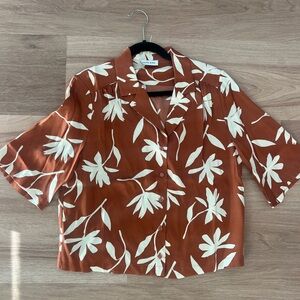 Anine Bing Row Silk Shirt